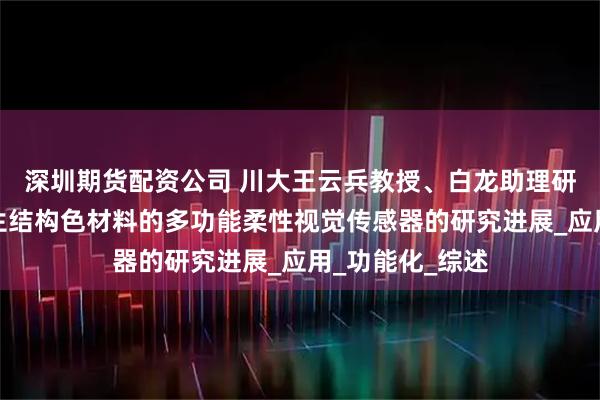 深圳期货配资公司 川大王云兵教授、白龙助理研究员：基于仿生结构色材料的多功能柔性视觉传感器的研究进展_应用_功能化_综述